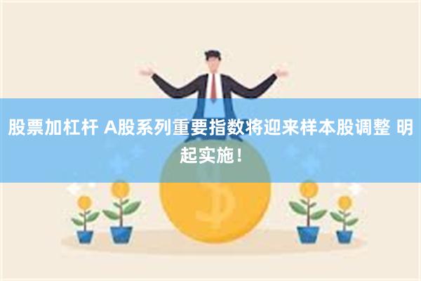 股票加杠杆 A股系列重要指数将迎来样本股调整 明起实施！