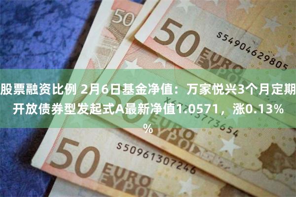 股票融资比例 2月6日基金净值：万家悦兴3个月定期开放债券型发起式A最新净值1.0571，涨0.13%